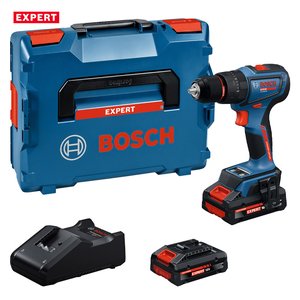 Masina de gaurit si insurubat cu percutie cu acumulatori 18V, 2x 4.0Ah BOSCH Profesional EXPERT L-BOXX, 65Nm, tip EXSB 18V-90 EXPERT