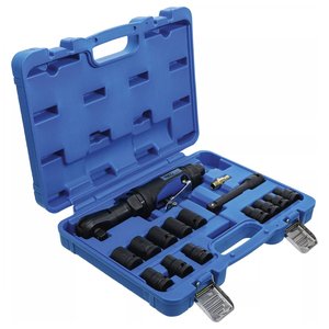 Set 14 piese cheie cu clichet pneumatica BGS 70192 si accesorii, max. 102 Nm, 1/2