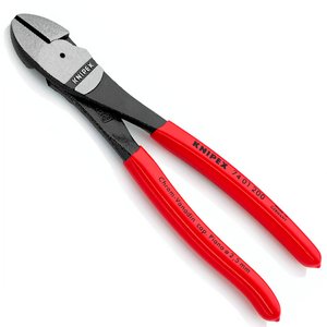 Cleste de forta KNIPEX cu taietura laterala si parghie mare, 200 mm