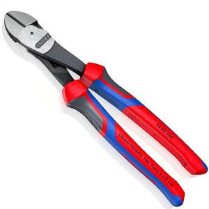 Cleste de forta KNIPEX cu taietura laterala si parghie mare, 250 mm, in blister
