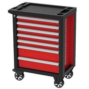 Carucior profesional pentru scule cu 7 sertare, BigRed