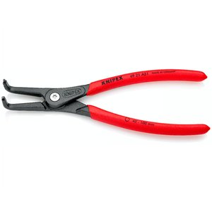 Cleste de precizie KNIPEX pentru inele de siguranță exterioare pe axe, Ø 40 - 100 mm, 210 mm, 294 g, in blister