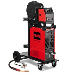 Aparat de sudura multiproces MIG/MAG SUPERMIG 500i XD PACK racit cu apa + carucior model AQUA, Telwin