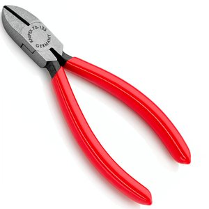 Cleste de forta KNIPEX cu taietura laterala (sfic), 125 mm, in blister