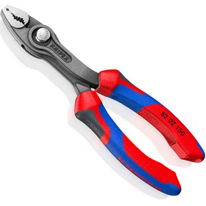 Cleste combinat reglabil KNIPEX TwinGrip cu prindere frontala si laterala, 150 mm, in blister