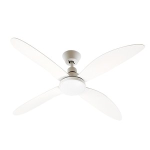 Ventilator de plafon, 25W, diametru 127cm, 3 palete ABS, LED 18W 1980 lumeni, telecomanda, Brisa media