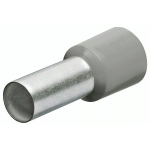 Ferule standard KNIPEX pentru clestii de sertizat cabluri electrice, 0.75 mm² - GRI, 200 buc