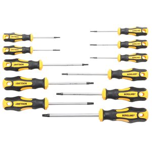 Set 11 surubelnite Torx cu gaura, TT6-TT40