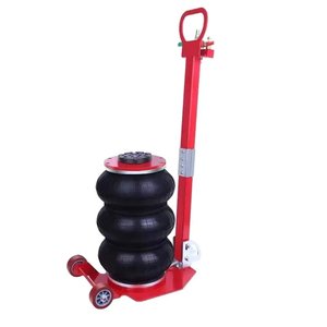 Cric pneumatic cu 3 perne de aer 3 T, 140 - 450 mm, cadru de forta, BigRed model TCE3813B