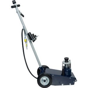 Cric pneumatic cu actionare hidraulica si piston 35 T, 245-490 mm, albastru, Big Red TCE model TQ35001