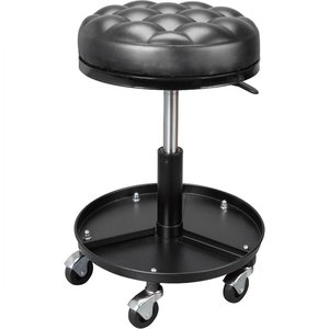 Scaun atelier HEAVY-DUTY max. 150 kg, rotund, reglabil pe inaltime 410 - 530 mm, BigRed model TR6201A