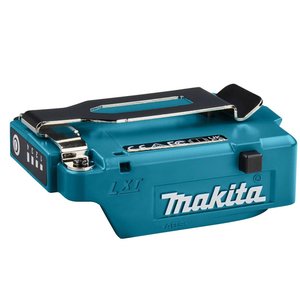Suport acumulator Makita LXT, 14,4–18V, USB-A