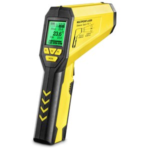 Termometru cu infrarosu, pirometru profesional, Trotec, TP10, multipunct cu laser