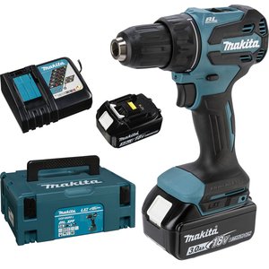 Masina de gaurit si insurubat cu 2 acumulatori Li-Ion LXT 18V, 2x3.0 Ah, BRUSHLESS, tip DDF490RFJ