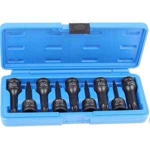 Set 9 chei de impact torx T20 - T70, 1/2