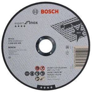 Disc taiere inox, Expert, drept, 150x22.2x1.6 mm