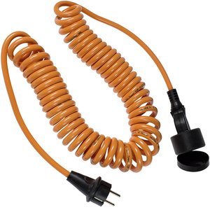 Prelungitor extensibil spiralat pentru santiere 3x2,5 / 1-5m